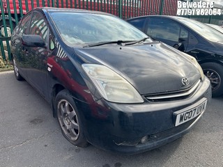 Location: BELVEDERE - 2007 TOYOTA PRIUS T SPIRIT VV-I AUTO 5 Door Hatchback REG: WG07UVA, 1497cc Hybrid Electric, Variable 1 Speed Auto Petrol/E, Former Keepers: , Keys: No, MOT: Expiry date08/09/2025