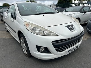 Location: Belvedere - 2014 PEUGEOT 207 CC ACTIVE Convertible REG: SE14SME, Keys: No, MOT Expiry date: 10/04/2025, 1598 Petrol, 5 Speed Manual Petrol, Former Keepers: 4