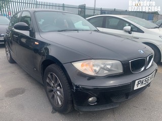 Location: Belvedere - 2006 BMW 116 I SE 5 Door Hatchback REG: PK56HXC, Keys: No, MOT Expiry date: 03.02.2026, 1596 Petrol, 6 Speed Manual Petrol, Former Keepers: 7