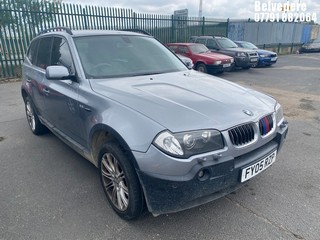 Location: Belvedere - 2005 BMW X3 SPORT AUTO Estate REG: FY05RZP, Keys: No, MOT Expiry date: 23/05/2025, 2494 Petrol, 5 Speed Auto Petrol, Former Keepers: 9