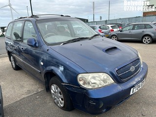 Location: Belvedere - 2004 KIA SEDONA L MPV REG: ET04EEB, Keys: No, MOT Expiry date: 10/03/2020, 2902 Diesel, 5 Speed Manual Diesel, Former Keepers: 2