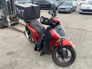 Location: Belvedere - 2019 HONDA SH 125 AD-K Motorcycle REG: LA19YDV, Keys: No, MOT Expiry date: 18/12/2024, 125 Petrol, automatic, Former Keepers: 7