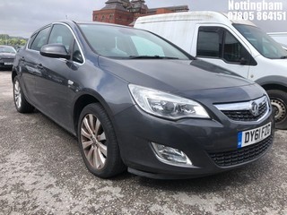 NOTE: ATF Registered Buyers ONLY - Location: Nottingham - 2011 VAUXHALL ASTRA SE 5 Door Hatchback REG: DY61FZG, Keys: No, 1598 Petrol, 5 Speed Manual Petrol, Former Keepers: 4