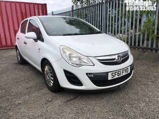 Location: Edinburgh - 2011 VAUXHALL CORSA S AC CDTI ECOFLEX 5 Door Hatchback REG: SF61FYO, Keys: No, MOT Expiry date: 05/12/2025, 1248 Diesel, 5 Speed Manual Diesel, Former Keepers: 2