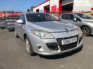 Location: Edinburgh - 2010 RENAULT MEGANE DYNAMIQUE TTOM VVT Coupe REG: SD60GYU, Keys: No, MOT Expiry date: 21/04/2025, 1598 Petrol, 6 Speed Manual Petrol, Former Keepers: 6