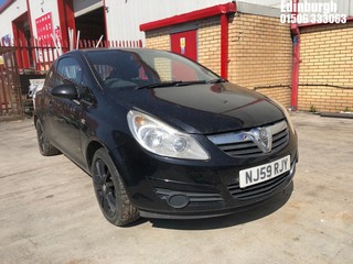 Location: Edinburgh - 2009 VAUXHALL CORSA ACTIVE ECOFLEX CDTI 3 Door Hatchback REG: NJ59RJY, Keys: No, MOT Expiry date: 06/08/2025, 1248 Diesel, 5 Speed Manual Diesel, Former Keepers: 6
