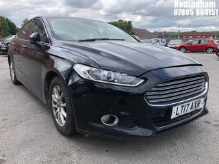 Location: Nottingham - 2017 FORD MONDEO TITANIUM ECONETIC 5 Door Hatchback REG: LT17AXR, Keys: No, MOT Expiry date: 13/03/2025, 1499 Diesel, 6 Speed Manual Diesel, Former Keepers: 2