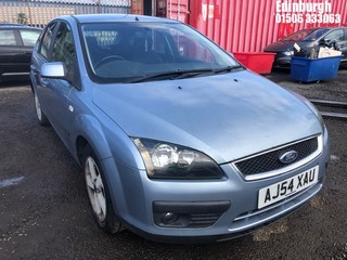 Location: Edinburgh - 2004 FORD FOCUS ZETEC 5 Door Hatchback REG: AJ54XAU, Keys: No, MOT Expiry date: 18/07/2025, 1596 Petrol, 5 Speed Manual Petrol, Former Keepers: 4