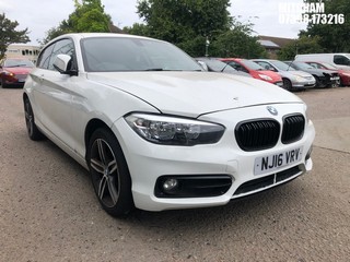 Location: MITCHAM - 2016 BMW 116D SPORT AUTO 3 Door Hatchback REG: NJ16VRV, 1496cc Diesel, 8 Speed Auto Diesel, Former Keepers: 3, Keys: No, MOT: Expiry date16/07/2026