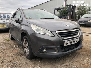 Location: Mitcham - 2014 PEUGEOT 2008 ACTIVE E-HDI 5 Door Hatchback REG: GY14HCA, Keys: No, MOT Expiry date: 22/12/2025, 1560 Diesel, 5 Speed Manual Diesel, Former Keepers: 3