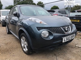 Location: Mitcham - 2012 NISSAN JUKE VISIA DCI 5 Door Hatchback REG: LS62DFF, Keys: No, MOT Expiry date: 04/08/2024, 1461 Diesel, 6 Speed Manual Diesel, Former Keepers: 3