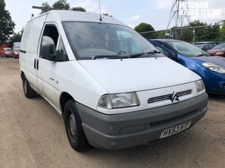 Location: Mitcham - 2003 CITROEN DISPATCH HDI Panel Van REG: HV53NTF, Keys: No, MOT Expiry date: 12/07/2025, 1997 Diesel, 5 Speed Manual Diesel, Former Keepers: 5