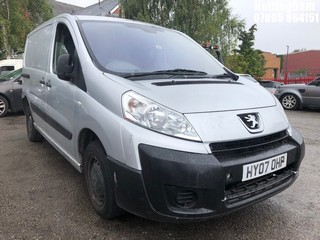 Location: Nottingham - 2007 PEUGEOT EXPERT HDI SWB Panel Van REG: HY07OHP, Keys: No, MOT Expiry date: 16/06/2025, 1560 Diesel, 5 Speed Manual Diesel, Former Keepers: 8