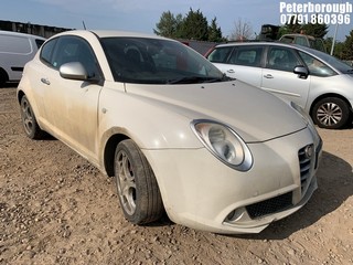 Location: Peterborough - 2011 ALFA ROMEO MITO VELOCE JTDM 95 3 Door Hatchback REG: WU11WZC, Keys: No, MOT Expiry date: 13/09/2025, 1248 Diesel, 6 Speed Manual Diesel, Former Keepers: 6