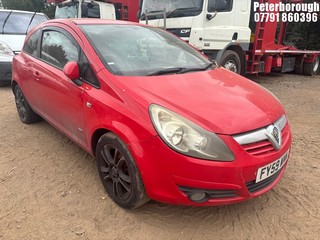Location: Peterborough - 2009 VAUXHALL CORSA SXI A/C CDTI 3 Door Hatchback REG: FY59WMW, Keys: No, MOT Expiry date: 08/03/2025, 1248 Diesel, 6 Speed Manual Diesel, Former Keepers: 10