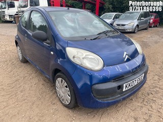 Location: Peterborough - 2007 CITROEN C1 COOL 3 Door Hatchback REG: KK07EKX, Keys: No, MOT Expiry date: 17/08/2024, 998 Petrol, 5 Speed Manual Petrol, Former Keepers: 3