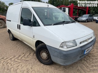 Location: Peterborough - 2001 FIAT SCUDO EL 1.9D Panel Van REG: KM51LZG, Keys: No, MOT Expiry date: 18/10/2024, 1867 Diesel, 5 Speed Manual Diesel, Former Keepers: 3