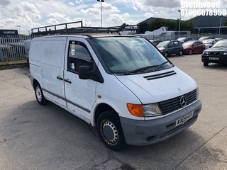 Location: Brentwood - 2000 MERCEDES VITO 108 CDI Van REG: W309HGV, Keys: No, MOT Expiry date: 20/02/2025, 2151 Diesel, 6 Speed Manual Diesel, Former Keepers: 3