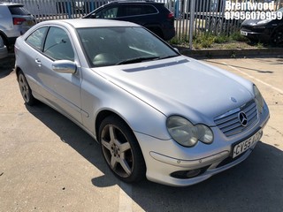 Location: Brentwood - 2005 MERCEDES C180 KOMPRESSOR SE AUTO Coupe REG: CV55AZD, Keys: No, MOT Expiry date: 26/06/2024, 1796 Petrol, 5 Speed Auto Petrol, Former Keepers: 12