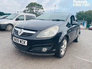 Location: Plymouth - 2009 VAUXHALL CORSA SXI A/C 5 Door Hatchback REG: DN09WCK, Keys: No, MOT Expiry date: 07/06/2025, 1229 Petrol, 5 Speed Manual Petrol, Former Keepers: 15