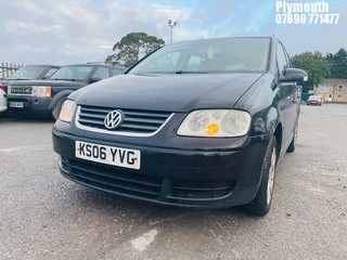Location: Plymouth - 2006 VOLKSWAGEN TOURAN SE TDI MPV REG: KS06YVG, Keys: No, MOT Expiry date: 24/10/2025, 1968 Diesel, 6 Speed Manual Diesel, Former Keepers: 6