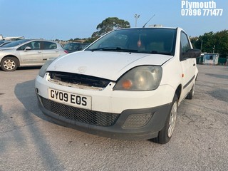 Location: Plymouth - 2009 FORD FIESTA TDCI Car Derived Van REG: GY09EOS, Keys: No, MOT Expiry date: 14/02/2025, 1399 Diesel, 5 Speed Manual Diesel, Former Keepers: 6