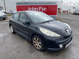 Location: South Wales - 2009 PEUGEOT 207 SPORT HDI 90 5 Door Hatchback REG: KP09VNC, Keys: No, MOT Expiry date: 25/01/2024, 1560 Diesel, 5 Speed Manual Diesel, Former Keepers: 6