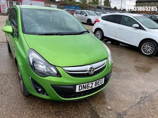 Location: Hull - 2012 VAUXHALL CORSA SXI AC 5 Door Hatchback REG: DN62BEU, Keys: No, MOT Expiry date: 06/12/2025, 1229 Petrol, 5 Speed Manual Petrol, Former Keepers: 2