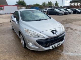 Location: Hull - 2010 PEUGEOT 308 ALLURE CC Convertible REG: BJ10NHH, Keys: No, MOT Expiry date: 13/02/2025, 1598 Petrol, 5 Speed Manual Petrol, Former Keepers: 7
