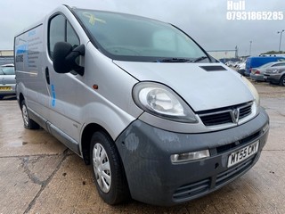 Location: Hull - 2005 VAUXHALL VIVARO 2900 DTI SWB PANEL VAN REG: MT55CMY, 1870CC DIESEL, 6 SPEED MANUAL, Former Keepers: 6, Keys: Yes, MOT Expiry date: 10-03-2022