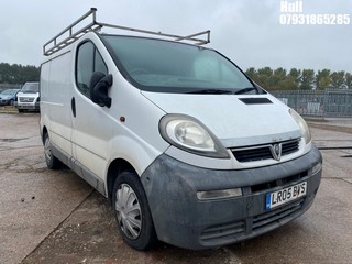 Location: Hull - 2005 VAUXHALL VIVARO 2700 DI SWB Panel Van REG: LR05BVS, Keys: No, MOT Expiry date: 05/04/2024, 1870 Diesel, 5 Speed Manual Diesel, Former Keepers: 3