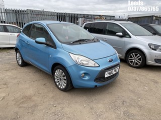 Location: Leeds - 2010 FORD KA ZETEC 3 Door Hatchback REG: YH10PRZ, Keys: No, MOT Expiry date: 02-07-2024, 1242 Petrol, 5 Speed Manual Petrol, Former Keepers: 6
