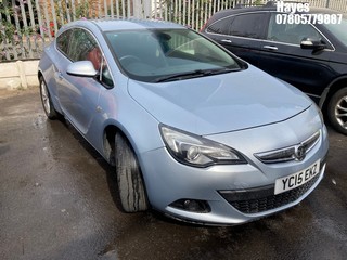 Location: Hayes - 2015 VAUXHALL ASTRA GTC SRI S/S 3 Door Hatchback REG: YC15EKZ, Keys: No, MOT Expiry date: 16/05/2026, 1364 Petrol, 6 Speed Manual Petrol, Former Keepers: 3