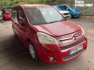 Location: Hayes - 2009 CITROEN BERLINGO M-SP VTR HDI 90 MPV REG: PX58YTH, Keys: No, MOT Expiry date: 24/10/2025, 1560 Diesel, 5 Speed Manual Diesel, Former Keepers: 5