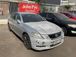 Location: Hayes - 2007 LEXUS GS300 SE AUTO 4 Door Saloon REG: AO57KXR, Keys: No, MOT Expiry date: 15/05/2024, 2995 Petrol, AUTOMATIC, Former Keepers: 5