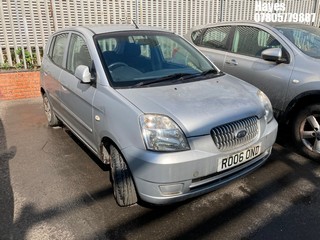 Location: Hayes - 2006 KIA PICANTO LX AUTO 5 Door Hatchback REG: RO06OND, Keys: No, MOT Expiry date: 21/08/2025, 1086 Petrol, 4 Speed Auto Petrol, Former Keepers: 4