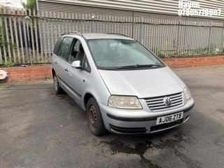 Location: Hayes - 2006 VOLKSWAGEN SHARAN S TDI 115 AUTO MPV REG: AJ06ZTB, Keys: No, MOT Expiry date: 30/07/2025, 1896 Diesel, 5 Speed Auto Diesel, Former Keepers: 8