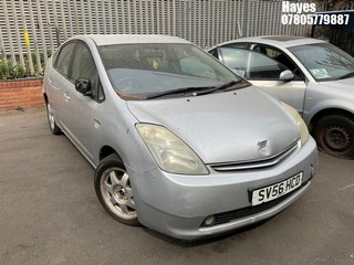 Location: Hayes - 2006 TOYOTA PRIUS T SPIRIT VV-I AUTO 5 Door Hatchback REG: SV56HCD, Keys: No, MOT Expiry date: 21/11/2025, 1497 Hybrid Electric, Variable 1 Speed Auto Petrol/E, Former Keepers: 6
