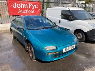 Location: Hayes - 1995 MAZDA 323 GLX 5 Door Hatchback REG: N141FBW, Keys: No, MOT Expiry date: 21/03/2025, 1840 Petrol, 5 Speed Manual Petrol, Former Keepers: 5