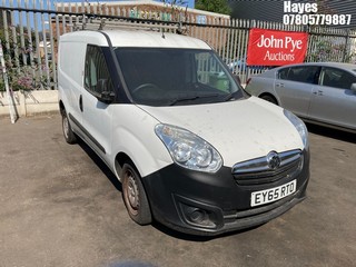 Location: Hayes - 2015 VAUXHALL COMBO 2000 L1H1 CDTI Panel Van REG: EY65RTO, Keys: No, MOT Expiry date: 25/06/2025, 1248 Diesel, 5 Speed Manual Diesel, Former Keepers: 5