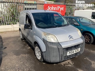 Location: Hayes - 2014 CITROEN NEMO 660 ENTERPRISE HDI Panel Van REG: PO14VZK, Keys: No, MOT Expiry date: 11/10/2025, 1248 Diesel, 5 Speed Manual Diesel, Former Keepers: 12