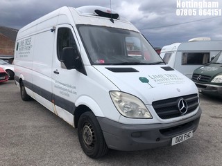 Location: Nottingham - 2011  MERCEDES-BENZ  SPRINTER 313 CDI  Panel Van  REG: DG11FHC, 2143cc Diesel , 6 Speed Manual Diesel , Former Keepers: 3, Keys: Yes, MOT Expiry date: 07/04/2026