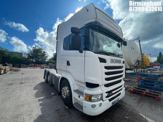 Location: Birmingham - 2015 SCANIA R-SRS L-CLASS TRACTOR (HEAVY HAULAGE) REG: WR65KLZ, 12740CC DIESEL, AUTOMATIC DIESEL, Former Keepers: 0, Keys: Yes, MOT Expiry date: 31/07/2024