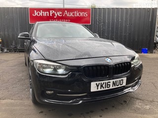 Location: Stapleford - 2016 BMW 320D ED SPORT AUTO 4 Door Saloon REG: YK16NUO, Keys: Yes, MOT Expiry date: 05/10/2025, 1995 Diesel, 8 Speed Auto Diesel, Former Keepers: 2