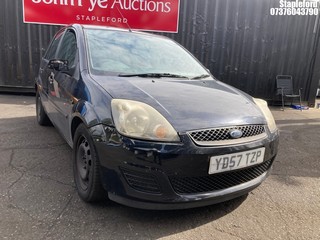 Location: Stapleford - 2007 FORD FIESTA STYLE CLIMATE 5 Door Hatchback REG: YD57TZP, Keys: Yes, MOT Expiry date: 20/11/2025, 1242 Petrol, 5 Speed Manual Petrol, Former Keepers: 3