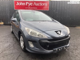 Location: Stapleford - 2008 PEUGEOT 308 S 120 5 Door Hatchback REG: WN58RVM, Keys: Yes, MOT Expiry date: 08/05/2025, 1598 Petrol, 5 Speed Manual Petrol, Former Keepers: 3