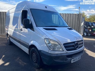 Location: Stapleford - 2009 MERCEDES-BENZ SPRINTER 313 CDI Panel Van REG: HN59AXO, Keys: Yes, MOT Expiry date: 09/07/2025, 2143 Diesel, 6 Speed Manual Diesel, Former Keepers: 11