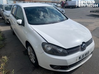 Location: BELVEDERE - 2011 VOLKSWAGEN GOLF GT TDI 140 S-A 5 Door Hatchback REG:  MJ11NKR 
, 1968cc Diesel, 6 Speed Semi Auto Diesel, Former Keepers: 7, Keys: No, MOT: Expiry date20.10.2025