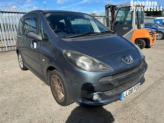 Location: Belvedere - 2008 PEUGEOT  1007 SE  3 DOOR HATCHBACK REG: LL08PZD, 1360cc PETROL, 5 SPEED MANUAL PETROL, Former Keepers: 7, Keys: Yes, MOT Expiry date: 19/08/2025