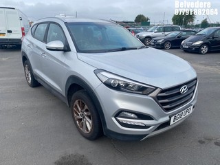 Location: Belvedere - 2018 HYUNDAI TUCSON SE NAV B-DRIVE 2WD Estate REG: BG18UPO, Keys: No, MOT Expiry date: 03/11/2024, 1591 Petrol, 6 Speed Manual Petrol, Former Keepers: 2